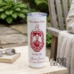 Tumbler - Delta Sigma Theta | Sorority Crest Personalized Tumbler