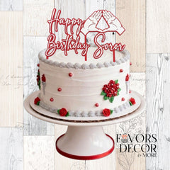 Cake Topper - Delta Sigma Theta | Happy Birthday Soror