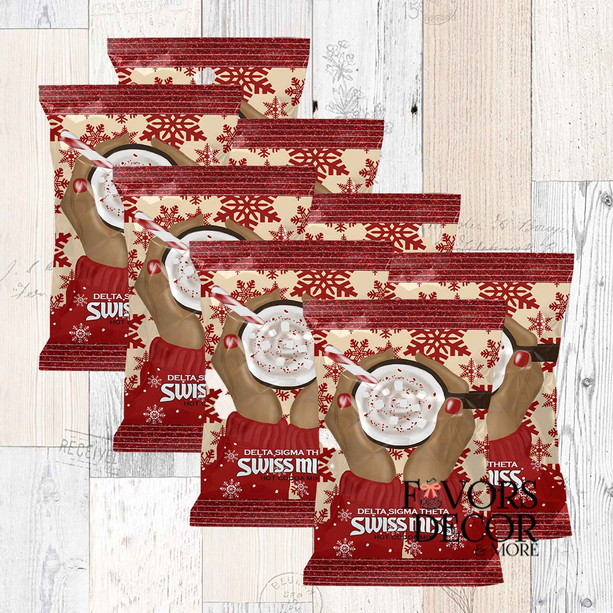 Wrapped Treats - Hot Chocolate Packs for Delta Sigma Theta