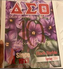 Poster - Delta Sigma Theta | Personalized Line Crossing Poster Keepsake Art Print