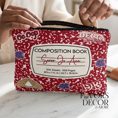 Zipper Pouch - Delta Sigma Theta | Composition Notebook and Stickers