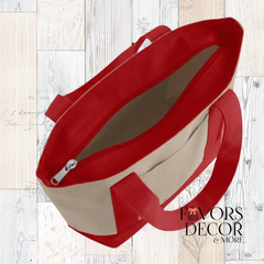 Tote Bag - Delta Sigma Theta Simple Canvas Tote Bag with Crest