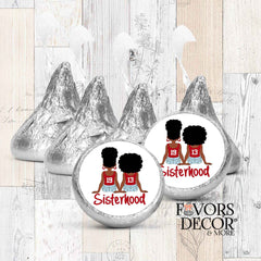 Labels - Mint Candy, Chocolate Kisses - Delta Sigma Theta | 1913 Sisterhood 88 per sheet - Favors Decor and More