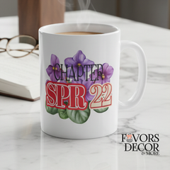 Mug - Delta Sigma Theta | African Violets Crossing Mug Personalized