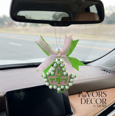 Car Charm  - Alpha Kappa Alpha | Ivy Emblem