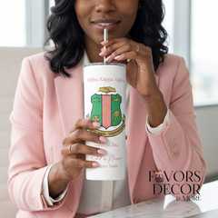 Tumbler - Alpha Kappa Alpha | Sorority Crest Personalized Tumbler