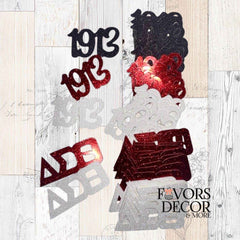 Glitter Confetti – Delta Sigma Theta - 1913 & ΔΣΘ Table Decor for Sorority Events - Favors Decor and More