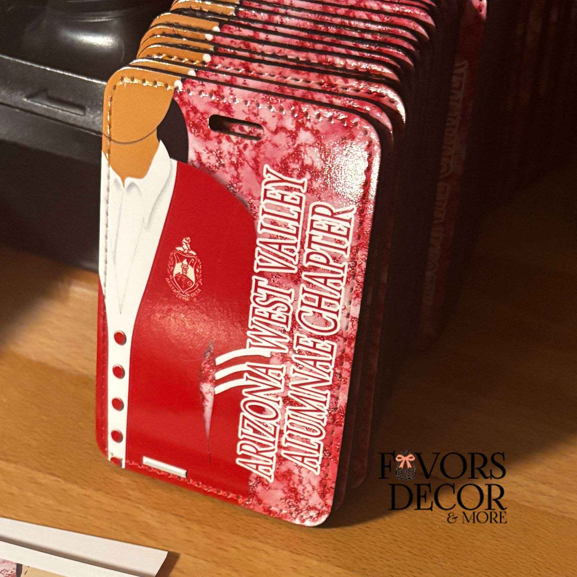 Luggage Tag - Delta Sigma Theta | Travel Tag with Free Personalization - Favors Decor and More