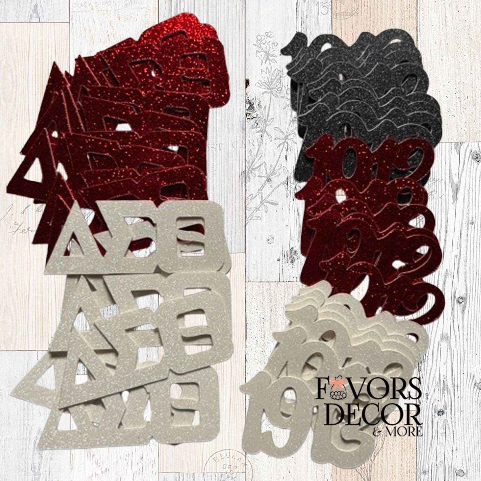 Glitter Confetti – Delta Sigma Theta - 1913 & ΔΣΘ Table Decor for Sorority Events - Favors Decor and More