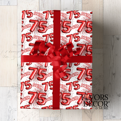Wrapping Paper - Line Number Balloon and Line Name Delta Sigma Theta New Member Gift Wrap – 24" x 36"