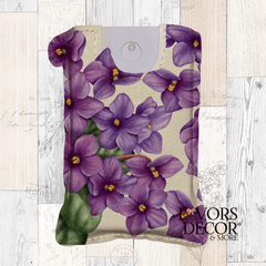 Spray Sanitizer Holder - Violet Bloom - Favors Decor and More