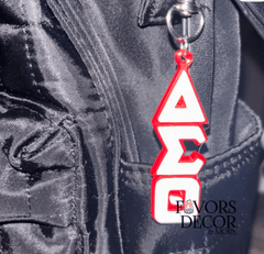 Zipper Pull - Delta Sigma Theta - Greek Letters - Favors Decor and More