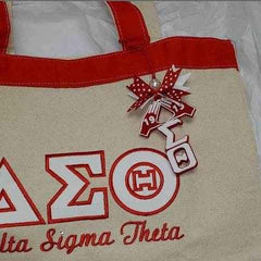 Car Charm - Delta Sigma Theta | Pyramid Hands Greek Letters - Favors Decor and More