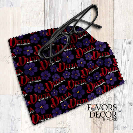 Eye glasses Pouch | Delta Sigma Theta and Violets - Favors Decor and More