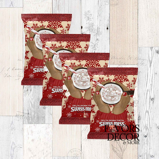 Wrapped Treats | Delta Sigma Theta - Hot Chocolate Packs - Favors Decor and More